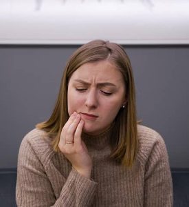 Tmj therapy woman patient photo